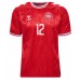 Maillot de foot Danemark Kasper Dolberg #12 Domicile vêtements Europe 2024 Manches Courtes